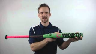 Bat De Softball Worth Legit 220 Jeff Hall - Pastèque 34" 25.5oz Endload Occasion