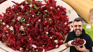 SALADA DE BETERRABA CRÚA - DELICIOSA - NUTRITIVA - PREFEITA - Receitas de Pai