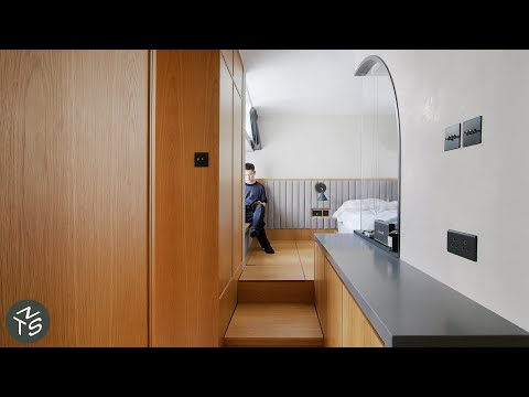 NEVER TOO SMALL: Diamond Shaped Apartment With Hidden Storage - Hong Kong 50sqm/538sqft