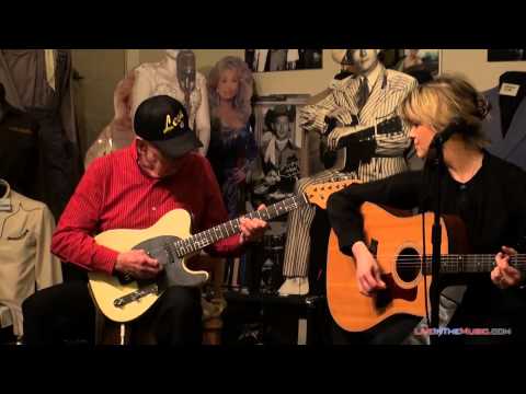 Leon Rhodes with Anita Stapleton at Ernest Tubb Record Shop Nashville, TN