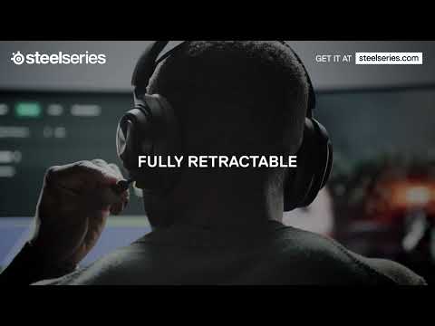 Ausinės žaidimams SteelSeries Arctis Nova Pro, Skirta PC ir PlayStation, Juodos spalvos video