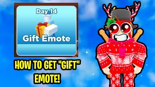HOW To Get "Gift" Emote (Blade Ball)