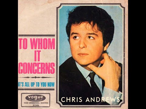 Chris Andrews - To Whom It Concerns (1965)
