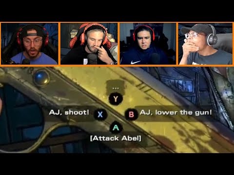 Let's Players Reaction To Figuring Out How To Deal With Abel | The Walking Dead Final Season