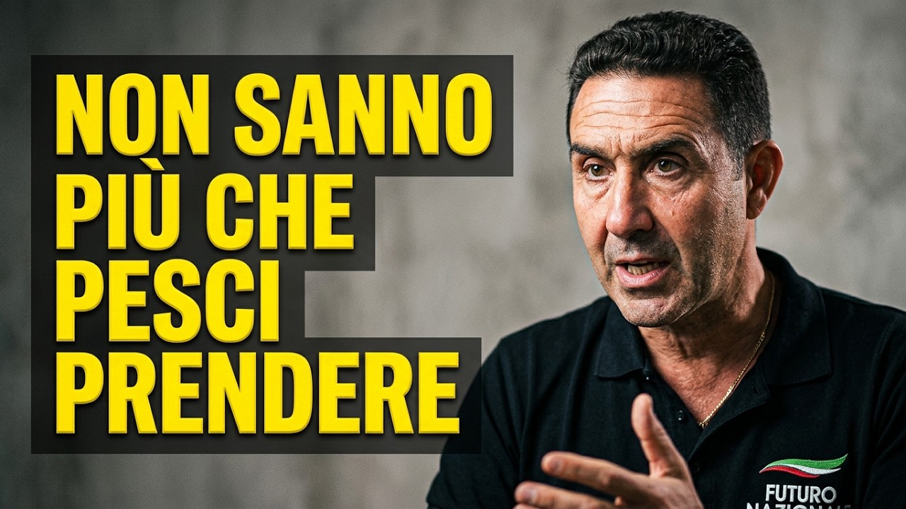 VANNACCI: «A SINISTRA NON SANNO PIÙ CHE PESCI PRENDERE, OGNI LORO TENTATIVO DI SCALFARCI FALLISCE!»