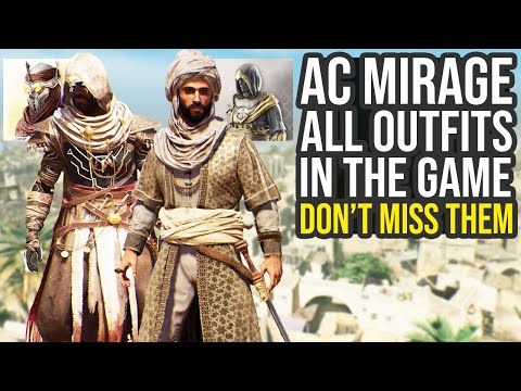 Assassin's Creed Mirage All Outfits & How To Get Them (AC Mirage All Outfits)