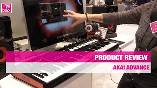 Video thumbnail for AKAI Advance 61 USB/MIDI-keyboard | NAMM SHOW 2015 by Bax-shop | Bax Music Goes