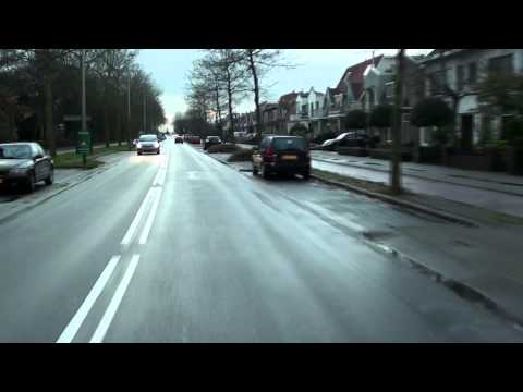 Cab ride bus; Veolia lijn 121: Zoetermeer Delft (20141215)