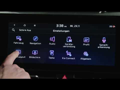 Kia Sportage AVN: Den Split Screen aktivieren und adaptieren