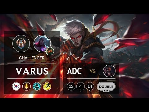 Varus ADC vs Lucian - KR Challenger Patch 9.12