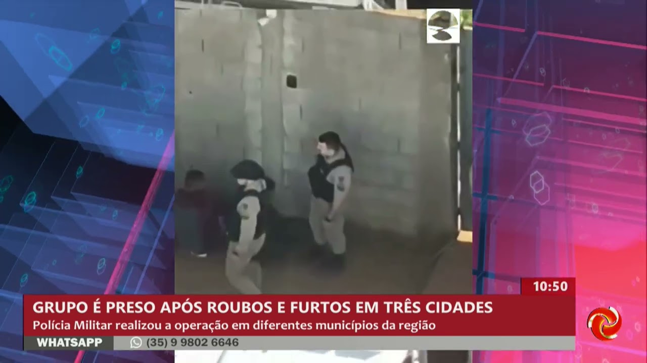 Grupo suspeito de crimes em cidades do Sul de Minas é preso