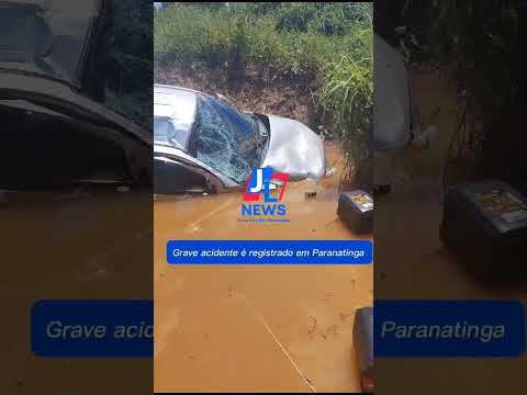 Grave acidente foi registrado em Paranatinga na madrugada deste domingo