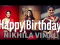Nikhila Vimal Birthday Spl Status Video 2021 March 09 So Baby ZXY MEDIA