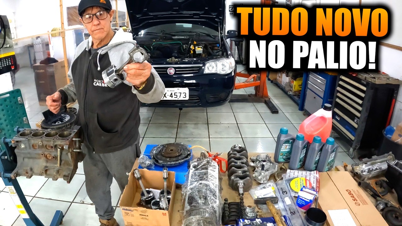 FIZEMOS O MOTOR FIRE DO PALIO POR INTEIRO!