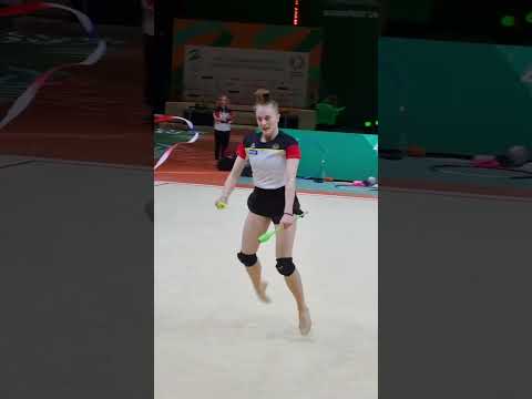 KOLOSOV Margarita (GER) CLUBS podium training - Ech Budapest 2024
