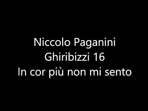 Ghiribizzi 16/43, Niccolo Paganini