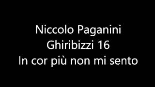 Ghiribizzi 16/43, Niccolo Paganini