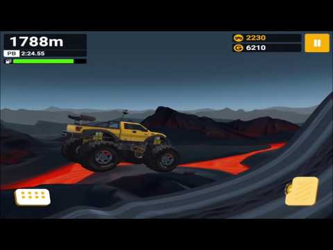 MMX Hill Climb Gameplay ( Volcano Marathon)