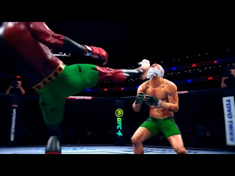 3D Man vs. Old Bruce Lee - EA sports UFC 4