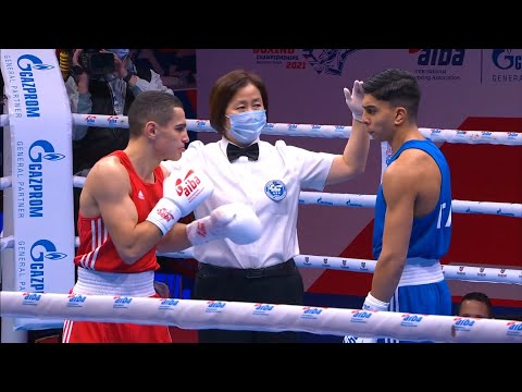 Day 5 (60kg) ALIYEV Tayfur (AZE) vs  SPADA Simone (ITA) | AIBA WCHs 2021