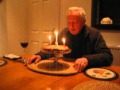 Trevor blows out the candle to make it stop 