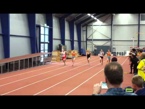 MJB - 60 meter finale - Indoorwedstrijd 24-01-2016 A.v. Unitas