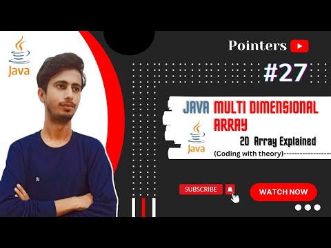 2d Array In Java 27 Multi Dimensional Arrays Arrays Java Course Java Tutorial Pointers