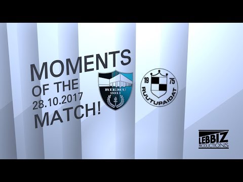 MOMENTS OF THE MATCH!: Riemu - Ruutupaidat 28.10.2017