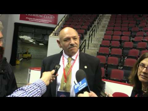 Mark Fisher speaks to press after MA GOP vote