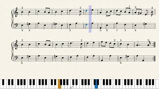 La Marche des rois - Chant trad. provençale repris x Bizet dans L'Arlésienne (partition,sheet music)