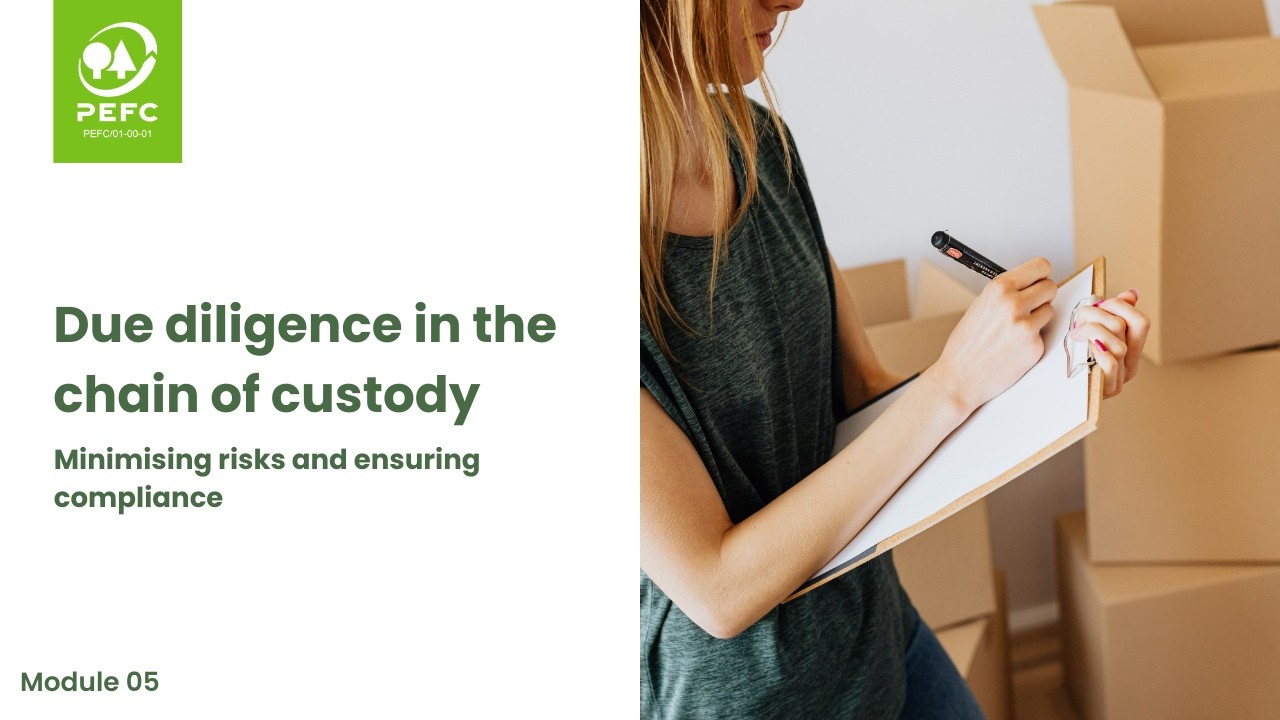 05 Due diligence in the chain of custody