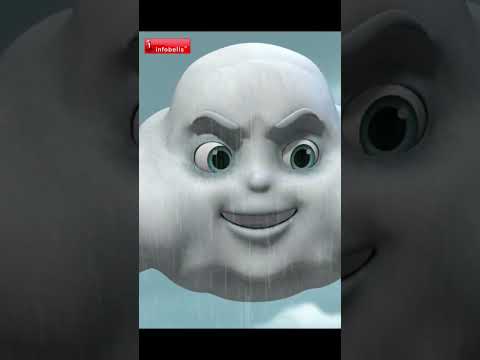 আয় বৃষ্টি ছেপে - Aye bristi jhepe Rain Song | Bengali Rhymes & Cartoons | Infobells