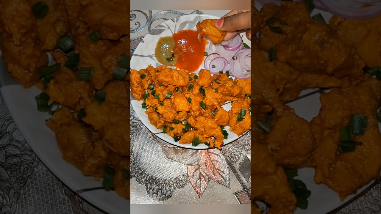 #evening_snacks_recipe #chicken pakoda recipe  #shortvideo  #youtubeshorts