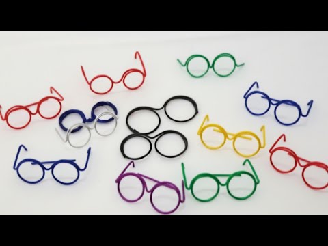 how easy it is to make santa claus glasses 🎅 🤶 #crafts #santa #tutorial #doityourself #diy