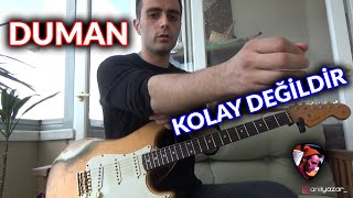 Duman Kolay Değildir Solo Nasıl Çalınır? (Aslında Çok Kolay:) #duman #kolaydeğildir #nasılçalınır