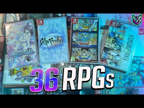 36 Essential RPGs on Nintendo Switch - Physical Imports!