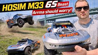 Hosim Mojarco M33 6S Desert Truck Unboxing &  Review – Fast, Tough, Worth It? Arrma Can't Touch It!