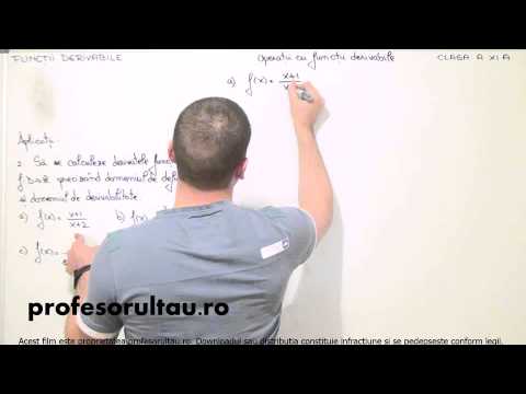 15   cls11   Functii derivabile   operatii cu functii derivabile   aplicatii   partea 2