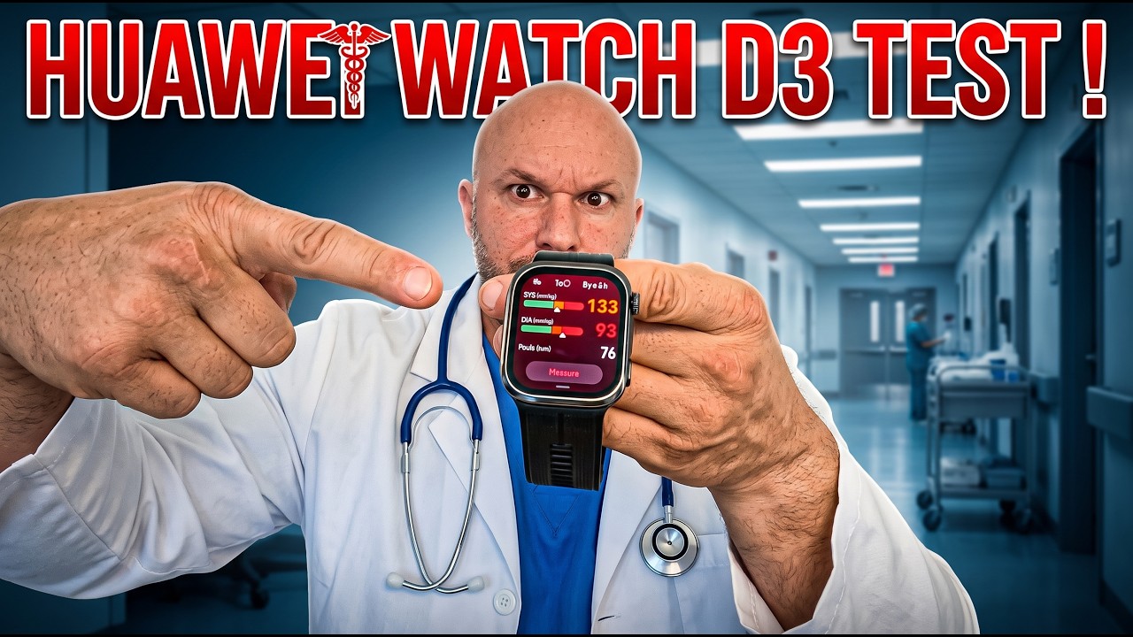 Huawei Watch D3 : La meilleure montre santé connectée ? (Test & Prise de tension)