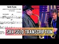 SEÑOR BLUES - David Sanborn & Phil Woods - Sax Solo Transcription