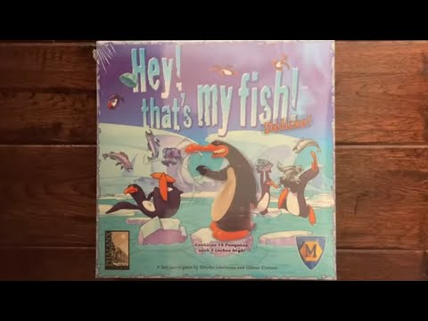 Giant Penguins! Hey That’s My Fish Deluxe Edition (2005) Mayfield Board Game - Unboxing and Gameplay