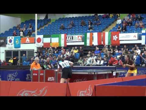 World Veterans Championships table tennis 2014 Women FINALS