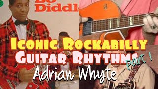 Iconic Rockabilly Guitar Rhythms Lesson : Eddie Cochran, Bo Diddley and Carl Perkins