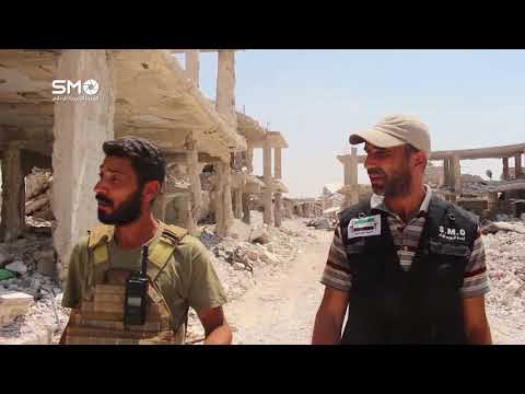 لقاء مع أبو محمود أحد القادة الميدانيين في غرفة عمليات البنيان المرصوص في مخيم درعا