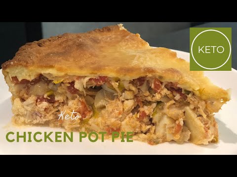 KETO CHICKEN POT PIE  |  COMO FAZER TORTA DE FRANGO CETO