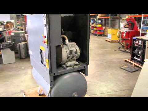 2001 Atlas Copco GX7 10hp Rotary Screw Air Compressor 4085 hrs 230V 3PH