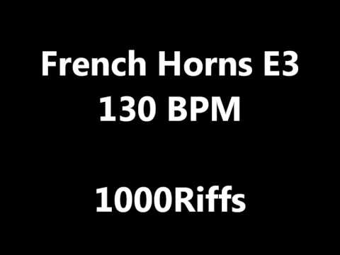 French Horns E3 Metronome : 130 BPM - Beats Per Minute