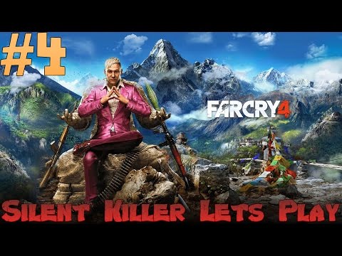 Farcry 4 Stealth + Silenced Weapons Lets Play - Crazy Gun Packing Preacher Ep 4