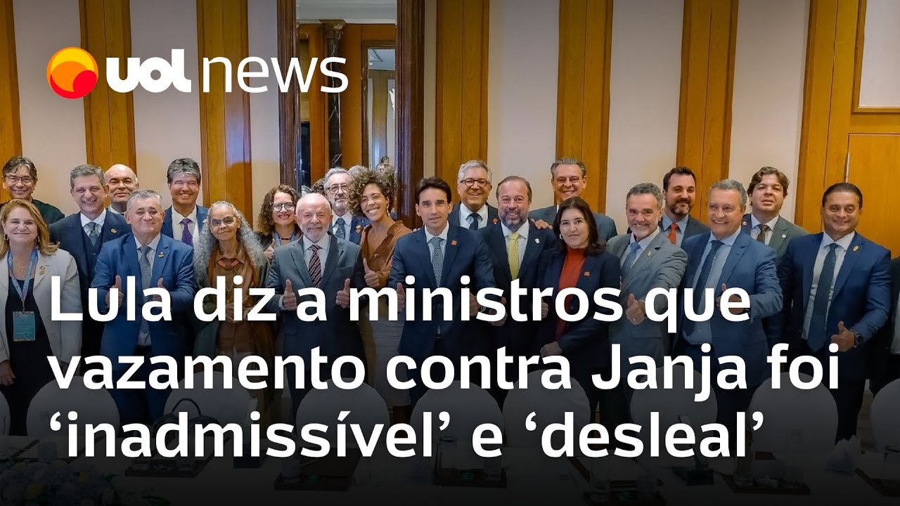 Lula dá 'bronca' em ministros na volta da China e diz que vazamento contra Janja foi 'inadmissível'