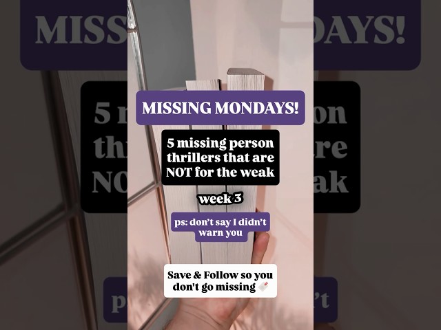 Vídeo relacionado con Two Missing Girls: A completely addictive and gripping psychological thriller (English Edition)